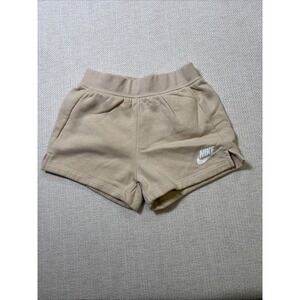 Nike Kids Unisex 4T Sportswear Club Fleece Shorts French Terry Sanddrift